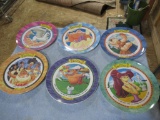 Disney - Collectible Plates 6 total