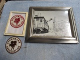 Framed B&W How the West Was One & 2 Stuntmen Patches