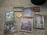 Religious Picture Lot - some signed NO SHIPPING