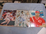 3 MLB Pictures - 1 signed