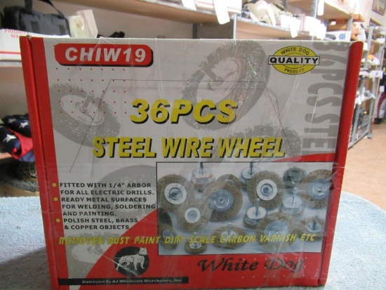 New 36pcs Steel Wire Wheels