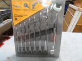 New 8pc SAE Lateral Drive Wrench Set