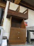 Wood storage cabinet & wood crate NO SHIPPING