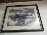 Airplane Picture Signed NO SHIPPING