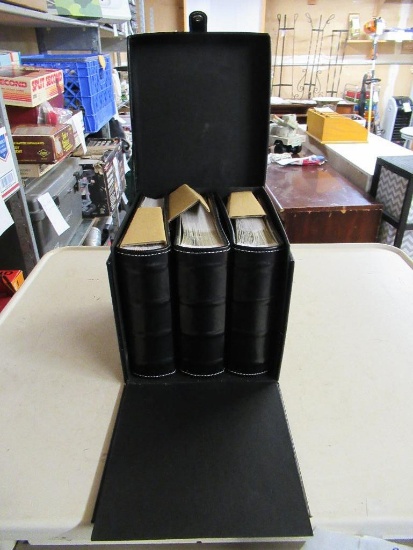Photo Albums w/ Box of Books
