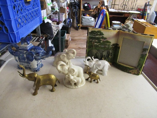 Decorative Elephant Lot total of 7 NO SHIPPING