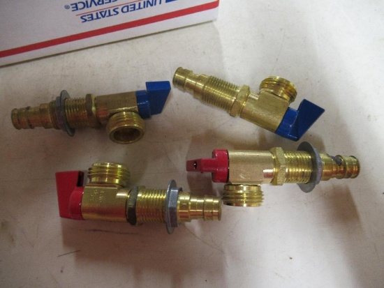 New Brass Shut Off Valves