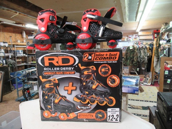 Roller Derby Kids Inline and Quad-Skate sz 12-2