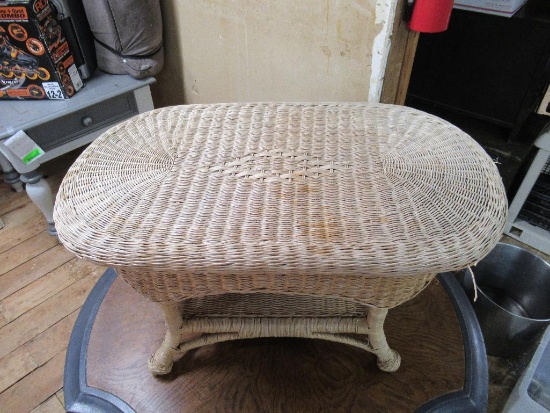 Wicker Table 39x20x19 NO SHIPPING