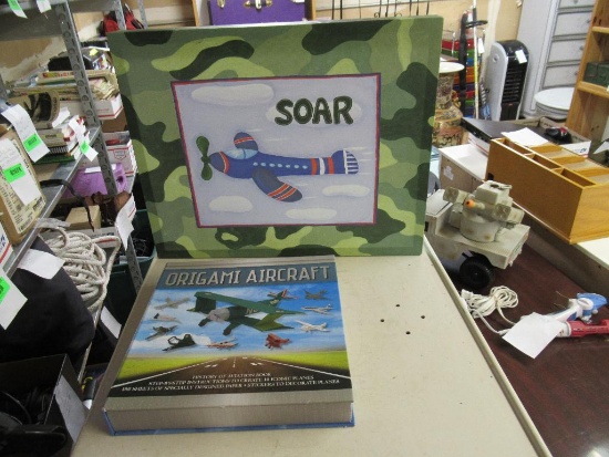 Airplane Lot - Picture and Oragami Book