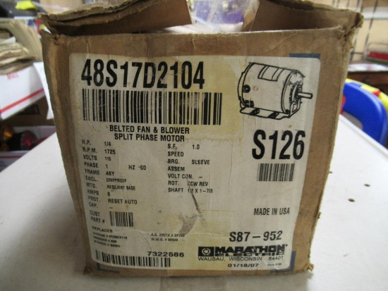New Split Phase Motor Model 48517D2104