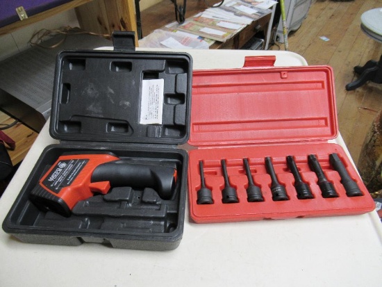 Matco Infared Thermometer and 3/8 Drive Allen Heads