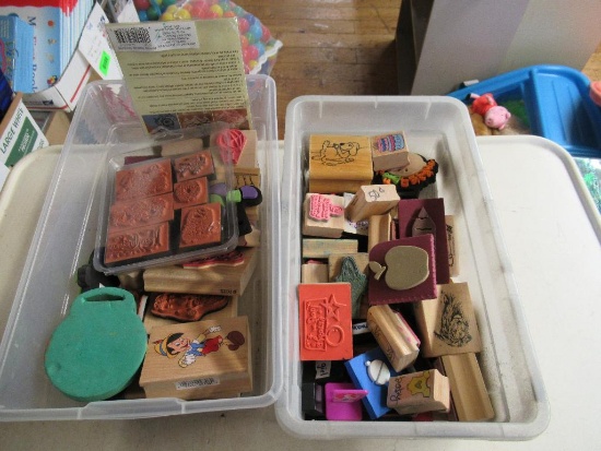 Rubber Stamps - Large Lot