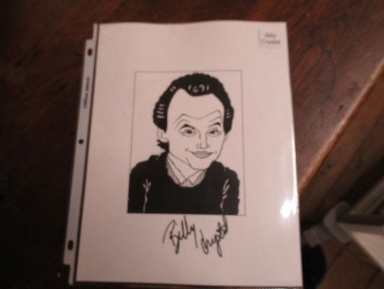 Billy Crystal Art signed w/ COA