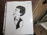 Leslie Caron Art signed w/ COA