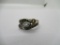 Sterling Silver Ring w/ Stones sz 7.75
