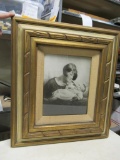 Vintage Framed B&W Photo 17x19