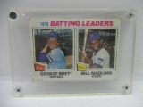 Trading Cards - George Brett, Bill Madlock