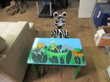 Child Table and Chair Jungle Animal Design NO SHIPPING