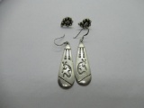 2 Pairs of Sterling Silver Earrings