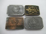 4 Vintage Belt Buckles