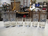 6 Jack Daniels Glasses NO SHIPPING