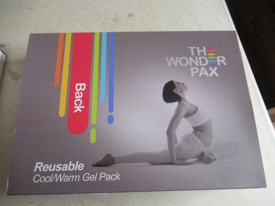 Reusable Hot/Cold Gel Pack The Wonder Pax New for Back