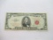Vintage United States Red Seal $5 Lincoln Bill Currency Note
