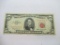 Vintage United States Red Seal $5 Lincoln Bill Currency Note