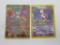 2 Pokemon Holographic Cards - Mewtwo 10/102, Ancient Mew
