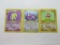 3 Holographic Pokemon Cards - Nockchan 7/102, Hypho 8/62, Ditto 3/62