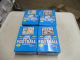 4 New Box of 1990 Score Football Cards