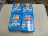 4 New Boxes of 1990 Score Football Cards