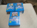 3 New Boxes of 1990 Score Football Cards