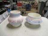 2 Signed Pottery Vases NO SHIPPING