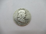 1953 United States Franklin Silver Half Dollar - 90% Silver Coin