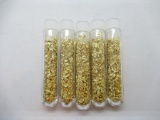 5 Vials of Gold Flake