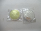 2 Kobe Bryant Coins
