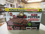 New Red Copper Brownie Pan