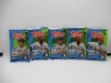Topps 2010 Baseball Lot of Five Factory Sealed Packs