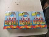 3 New Boxes of 1990 Fleer Baseball Cards