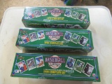3 New Boxes of 1990 Complete Set Baseball Cards