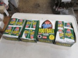 4 New Boxes of 1990 Fleer Football Cards Premium Edition