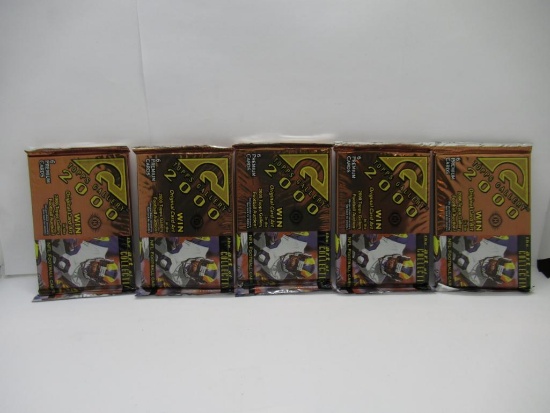 Topps Gallery Football 2000 Lot of Five Factory Sealed Packs from Store Closeout