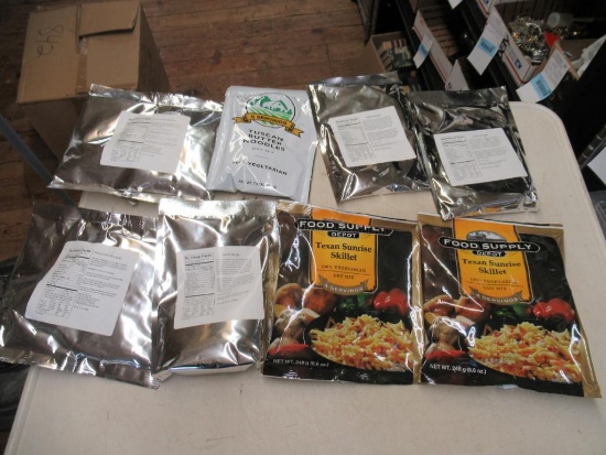 8 Packs of Prepper Food