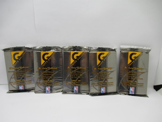 Topps Gallery Basketball 1995-96 Lot of Five Factory Sealed Packs from Store Closeout