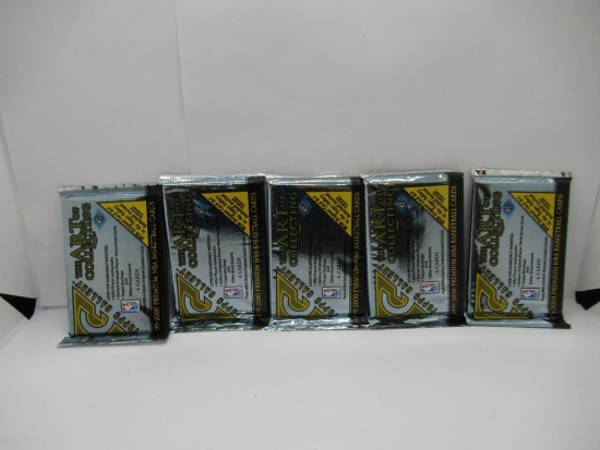 Topps Gallery Basketball 1999-2000 Lot of Five Factory Sealed Packs from Store Closeout