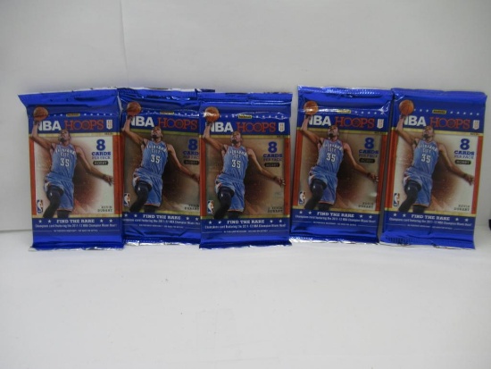 Panini NBA Hoops 2012-13 Lot of Five Factory Sealed Packs from Store Closeout