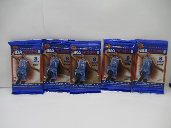 Panini NBA Hoops 2012-13 Lot of Five Factory Sealed Packs from Store Closeout