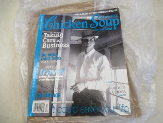 Premier Issue Chicken Soup for the Soul w/ Elvis on the Cover Fall 2005